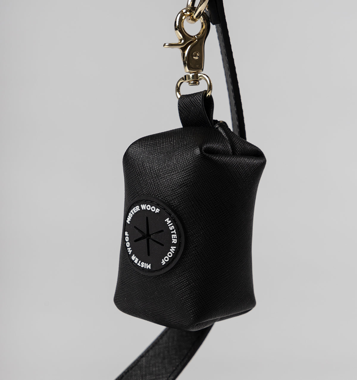 Jet Black Standard Leather Dog Lead