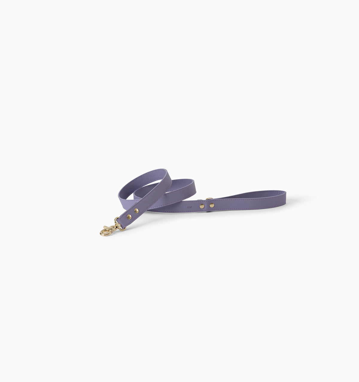 Lilac Standard Leather Dog Lead