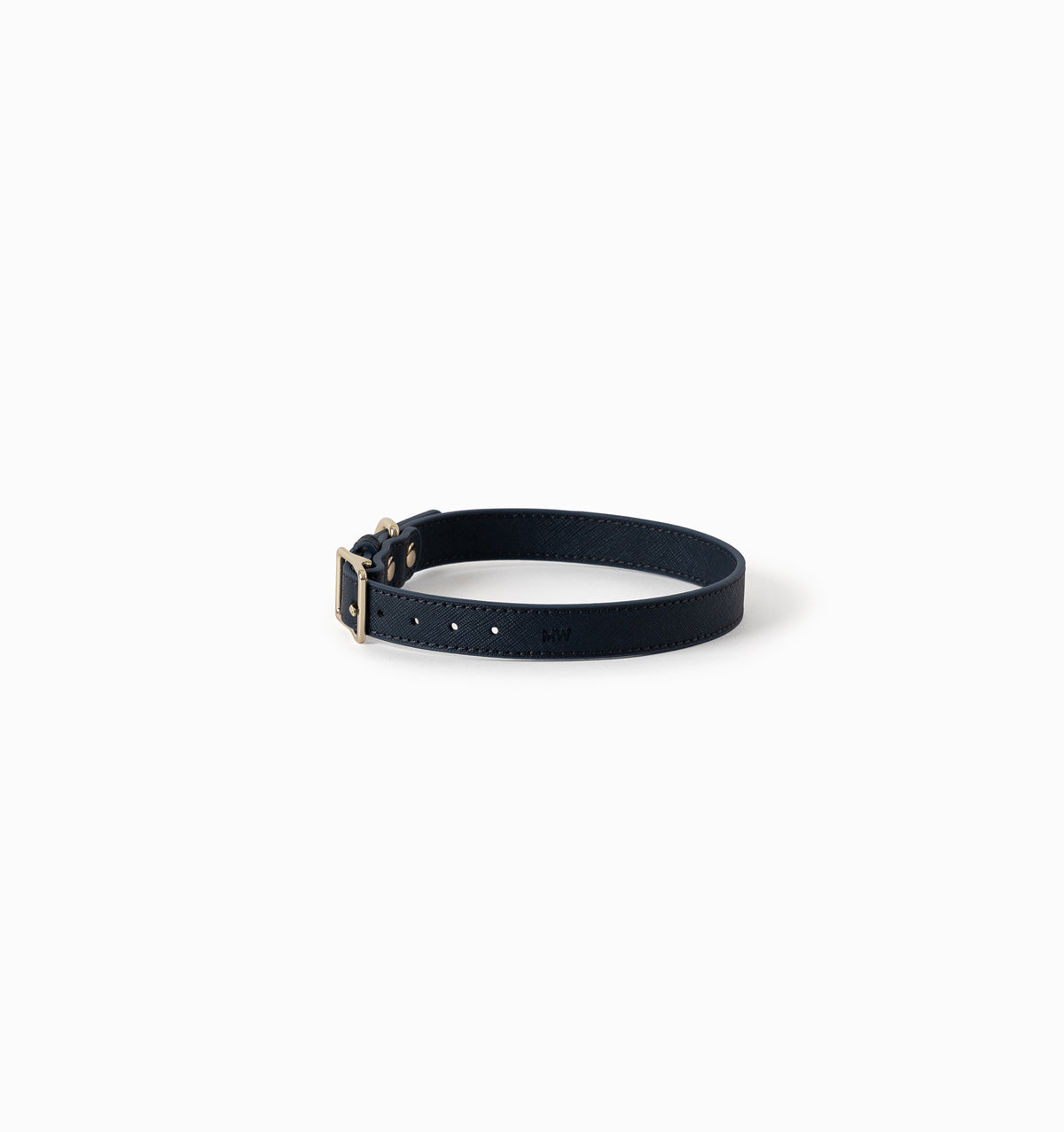 Royal Navy Leather Dog Collar