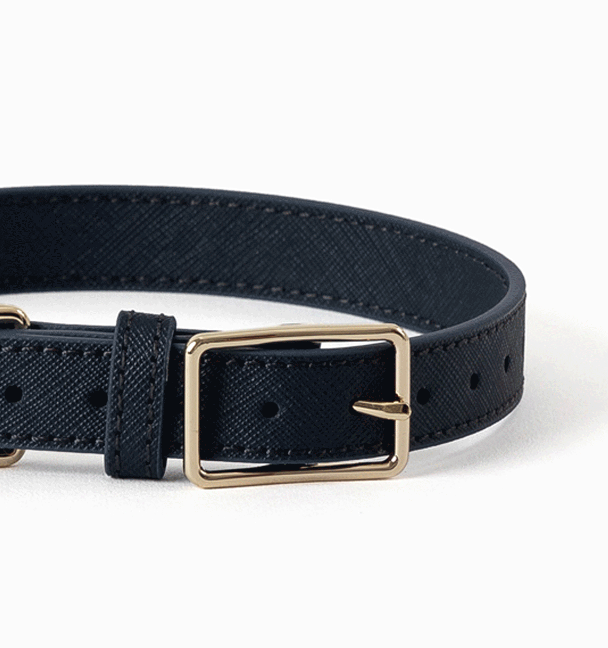 Royal Navy Leather Dog Collar